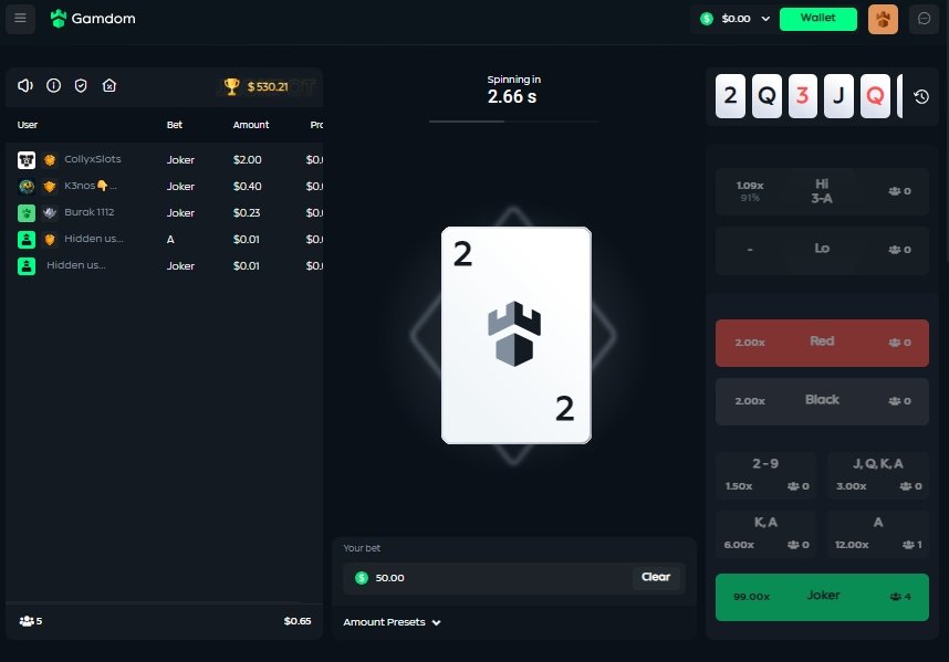 Gamdom homepage review and crypto casino overview 2026